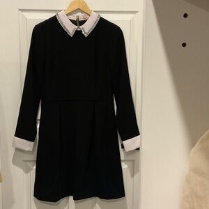 Ted Baker London Black Dress with White Collar